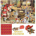 Pikkukuva 1 / 10: Palapeli adventtikalenteri 2024, 1008 palapelin palaa, 24 päivän Toy Shop