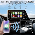 Pikkukuva 2 / 7: Adapteri yhteensopiva CarPlayn kanssa Langaton iOS:lle - USB-C White