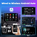Pikkukuva 7 / 9: Langaton CarPlay-sovitin 2025 – Yhteensopiva iPhone iOS:n ja Androidin kanssa Black
