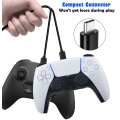 Miniatyrbild 2 av 6: 2-Pack 3m 3 Meter Laddkabel - för PS5/ Playstation 5 USB-C Svart