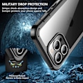 Miniatyrbillede 6 af 11: C4U® Stødfast forsvar - iPhone 13 Pro Max - Støddæmper Taske 3i1 Black iPhone 13 Pro Max (6.7)