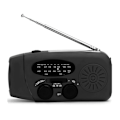 Pikkukuva 3 / 3: Kampiradio aurinkokennoilla, taskulampulla ja 2000 mAh Powerbank Black