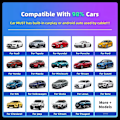 Pikkukuva 2 / 9: Langaton CarPlay-sovitin 2025 – Yhteensopiva iPhone iOS:n ja Androidin kanssa Black