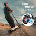 Miniatyrbillede 10 af 10: W4PLUS 2025 KickScooter El-løbehjul 30 km/t elcykel scooter sparkesykkel Black