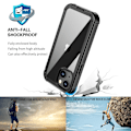Miniatyrbillede 8 af 11: C4U® Stødfast forsvar - iPhone 13 Mini - Støddæmper Taske 3i1 Black iPhone 13 Mini (5.4)