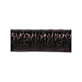 Miniatyrbild 2 av 2: Cordon platta Syntetiskt läder Metallisk Antracit 3mm 2m