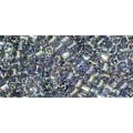 Miniatyrbild 2 av 2: Perla - Miyuki - Delica - 1,6 mm - Ljusblå transparent - Japanskt glas klar ljusblå (Regnbåge)