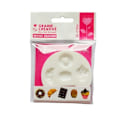 Miniatyrbild 1 av 3: Silikonform - DTM fritid - Mini behandlingsform - 7 cm - 5 former - Non-stick Rosa