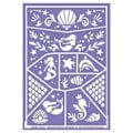Miniatyrbild 2 av 2: Mermaids barnsminkstencil - GRIM ALL - Vit - Inomhus - Tjej - 3 år gammal