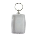 Miniatyrbild 1 av 2: Nyckelring - Ej specificerad - Rektanglar - Transparent - Förpackning med 6 - Anpassningsbar Transparent