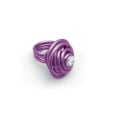 Miniatyrbild 1 av 2: Aluminiumtråd Ø 2,5 mm 5 meter Fuchsia Mörklila