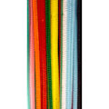 Miniatyrbild 2 av 2: Fils chenille - Ej specificerad - Assortiment av 45 - Diameter 6 mm - Längd 30 cm - 9 blandade färger Flerfärgad