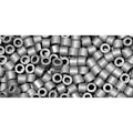 Miniatyrbild 2 av 2: Perle - Miyuki - Delica - 1,6 mm - Metallic matt grå stål - Japanskt glas Grå stål med matt metallfinish