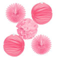 Miniatyrbild 1 av 2: Lyktor - Ej specificerat - DIY-montering - Rosa - 5 stycken - Elegant dekoration Rosa