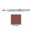 Miniatyrbild 1 av 2: Markör - COPIC - Ciao - Dubbel spets - Brun E18 Koppar - Vattenfast - Opaque Marron E18 Koppar