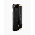 Miniatyrbild 1 av 4: IDeal of Sweden Neo Noir Croco Strap Handle Statement Case för iPhone 6/6S/7/8 Plus Svart