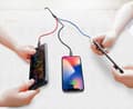 Miniatyrbild 6 av 7: Cable Baseus Rapid USB Cable 3in1 Type C / Lightning / Micro 3A Svart