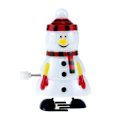 Miniatyrbild 2 av 2: Xbi- Söt slingrande urverk bobblehead walking leksak julklappar Vandrande snögubbe