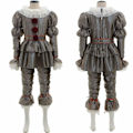 Miniatyrbillede 2 af 3: Stephen King's It Full Set Halloween   Kostume Pennywise Klovn Dragt Joker-1 -a Grey M