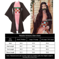 Miniatyrbild 3 av 3: Kids Anime Demon Slayer Cosplay set Vuxen Tanjirou Nezuko Outfit Y W .q Kamado Nezuko M