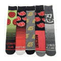 Miniatyrbillede 4 af 5: 1Par Anime Cosplay Strømper Akatsuki Rød Cloud Socks Cos Hallowe 04 01
