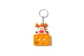 Mub- Custom Pattern Mini Rainbow Push Bubble Decompression Cartoon Christmas Silicone Keychain NO.3