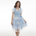 Miniatyrbilde 2 av 5: Kvinners Dirndl Midikjole Dirndl Kjole 3-delt Kostymekjole Sett Inkludert Blonder Dirndl Forkle Kostyme Mote For Ølfestival -a light blue XL