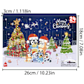 Miniatyrbild 2 av 2: Xbi- 2024 Ny Bluey Blind Box Juladventskalender Jul Blind Box 24 Days Countdown Överraskningslåda