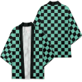 Miniatyrbild 7 av 7: Mub- Styles Demon Slayer: Kimetsu no Yaiba Cosplay 3D Printing Haori Anime Kimono Cloak Anime Cartoon Clothing 20 L