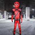 Pikkukuva 4 / 5: Deadpool Bodysuit Halloween Cosplay -asut lapsille Z Red XL/140