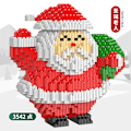 Miniatyrbillede 1 af 2: Mub- Jul barn jul byggsten legetøj gaver Santa Claus