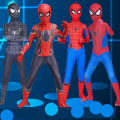 Pikkukuva 3 / 7: Mub- Punainen Musta Spiderman-asu Hämähäkkimies-asu Hämähäkkimies-asut Lapset Lapset Hämähäkkimies Cosplay-vaatteet halloween-asu F 110