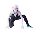 Pikkukuva 3 / 7: Mub- Halloween-juhlapeliasu Parallel Universe 2 Spider-Man Gwen aikuisen lapsen haalari elokuva- ja televisioasu Children's Negative Space Suit 2 XL