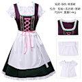 Pikkukuva 2 / 3: Xbi - Oktoberfest-tapahtuman asut Münchenin olutmekot jacquard-pitsillä näyttäviin juhliin Purple and green dress M