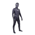 Miniatyrbillede 5 af 5: Halloween Mænds Sorte Remy Spiderman Cosplay Kostume Venom Symbiote Remy Dragt Zentai Heldragt Voksen -a Hood Jumpsuits L