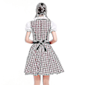 Pikkukuva 4 / 5: Naisten perinteinen Oktoberfest-asu, saksalainen oluttyttö Dirndl-mekko essulla, naamiaisasu, XS-6XL, pluskoko - 1#d776630 -a Red Plaid 4XL