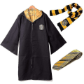 Miniatyrbillede 2 af 3: Harry Potter Gryffindor Ravenclaw Slytherin Robe Kappa Slips Kostume Slips Hufflepuff Aldult XL