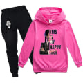 Miniatyrbilde 1 av 2: Wednesday Family Hoodie Barn Unisex Pack Addams Sweatshirt Klær V1 .4 red 150cm