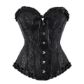 Pikkukuva 5 / 5: Sexy korsetit mekot naisille Plus Size puku Overbust Burlesque korsetti ja min Hame setti Tutu Corselet -a Red M