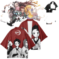 Miniatyrbild 2 av 7: Mub- 20 Styles Demon Slayer: Kimetsu no Yaiba Cosplay 3D Printing Haori Anime Kimono Cloak Anime Cartoon Clothing 1 XL