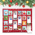 Miniatyrbillede 2 af 3: Mub- 24 rutenet Julekalender DIY børnearmbånd kreativ snemand jule blind box gave 3