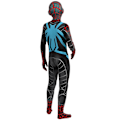 Pikkukuva 3 / 3: Spider-Man Velocity Suit Cosplay-dräkt Fest Jumpsuit Monterad Barnkläder Spiderman Ansiktsmålning 140cm