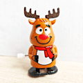 Miniatyrbillede 2 af 2: Xbi - Sød snoet urværk bobblehead gående legetøj julegaver älg
