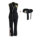 Pikkukuva 1 / 3: Anime-peli KOF Cosplay-asu Cobra Kai Val Armorr Karate-asu -a 110 cm