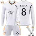 Miniatyrbillede 1 af 2: Mub-2324 Real Madrid Langærmet Fodboldtrøje 8 KROOS M