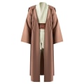 Miniatyrbillede 2 af 7: Mub- Obi wan Kenobi Premium Quality Cosplay Kostume  sort Jedi Robe fra Star the Wars til Lightsaber Dueling Black L