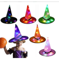Miniatyrbilde 2 av 7: Mub - Engros Halloween Hekshatt Med Lys LED Hengende Lystede Glødende Utendørs Innendørs Hage Trær Festdekorasjon with light 6pcs