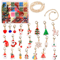 Miniatyrbillede 1 af 8: Ny juleoverraskelse Blind Box Armbånd Julekalender 24 Kalender Nedtælling Gaveæske .C 4