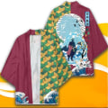 Miniatyrbild 1 av 7: Mub- 20 Styles Demon Slayer: Kimetsu no Yaiba Cosplay 3D Printing Haori Anime Kimono Cloak Anime Cartoon Clothing 9 M