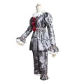 Pikkukuva 4 / 5: Clown Back To The Soul Cos Suit Pennywise Cosplay Halloween -asu silver 2XL
